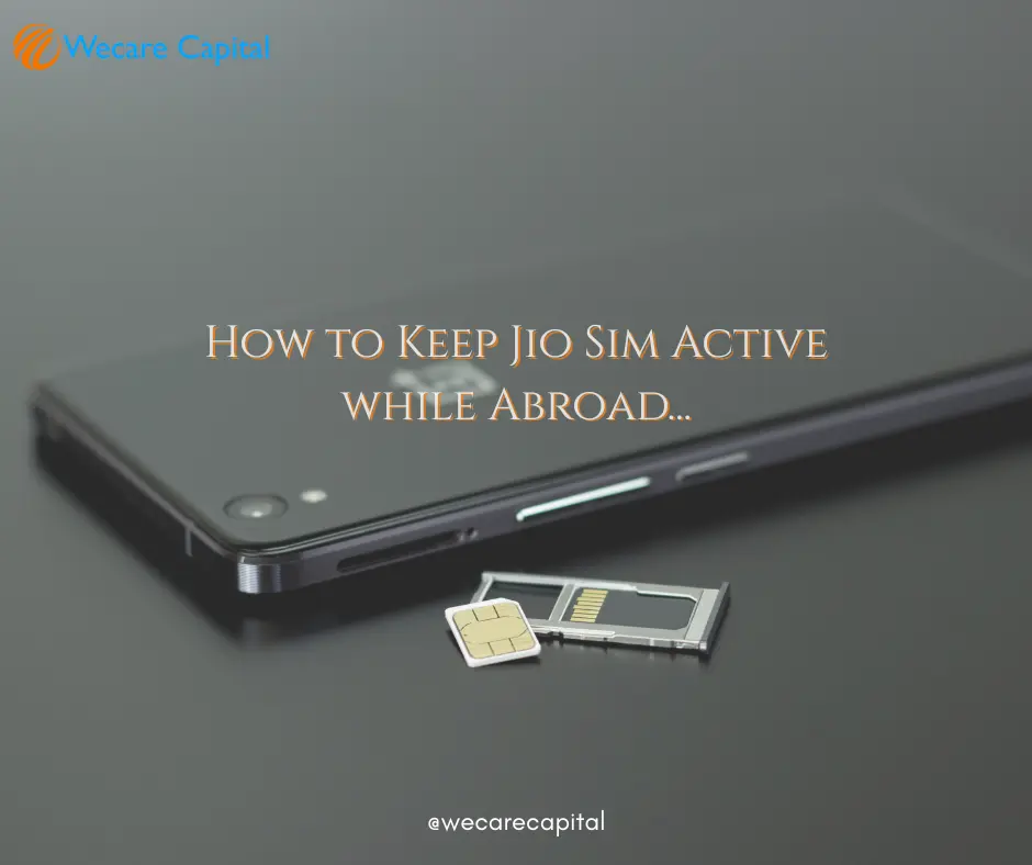 how to keep jio sim active while abroad