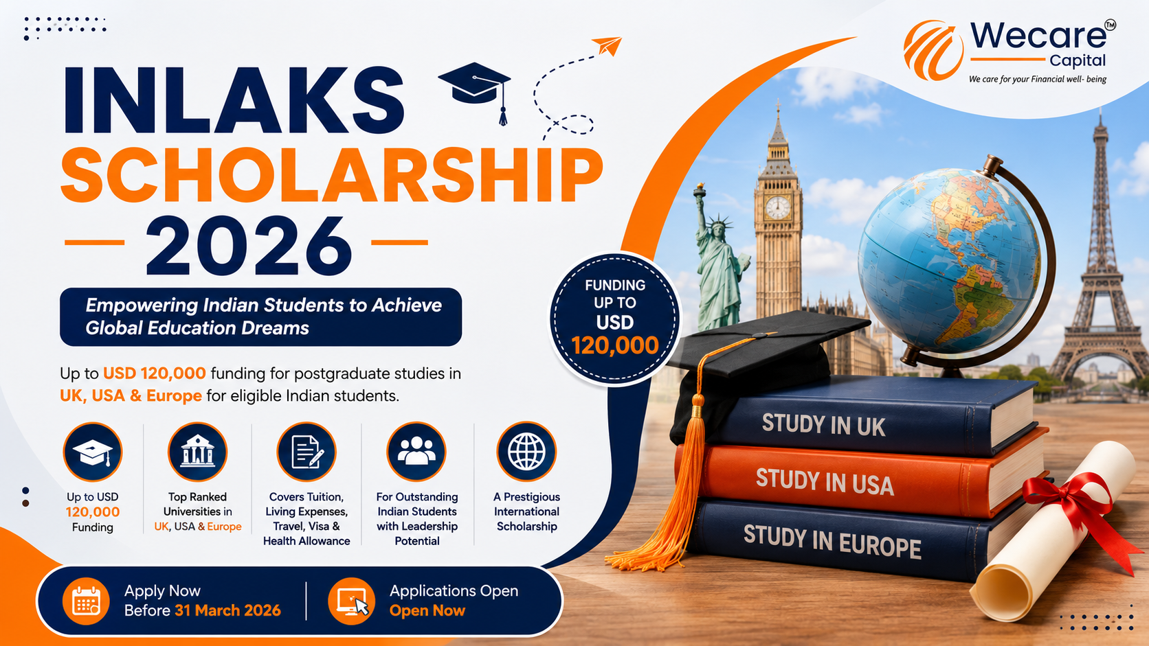 Inlaks Scholarships 2026