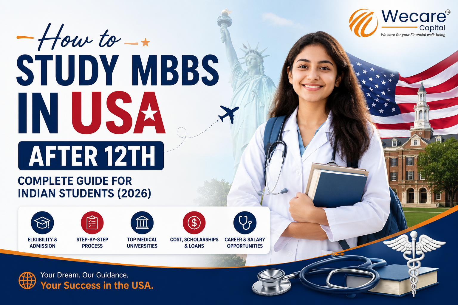 HOW TO STUDY MBBS IN USA AFTER 12TH